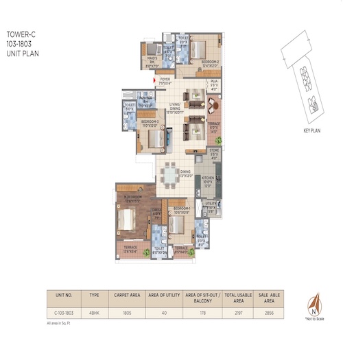 4BHK - 2856 Sqft