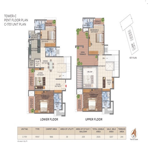 4BHK - 3257 Sqft